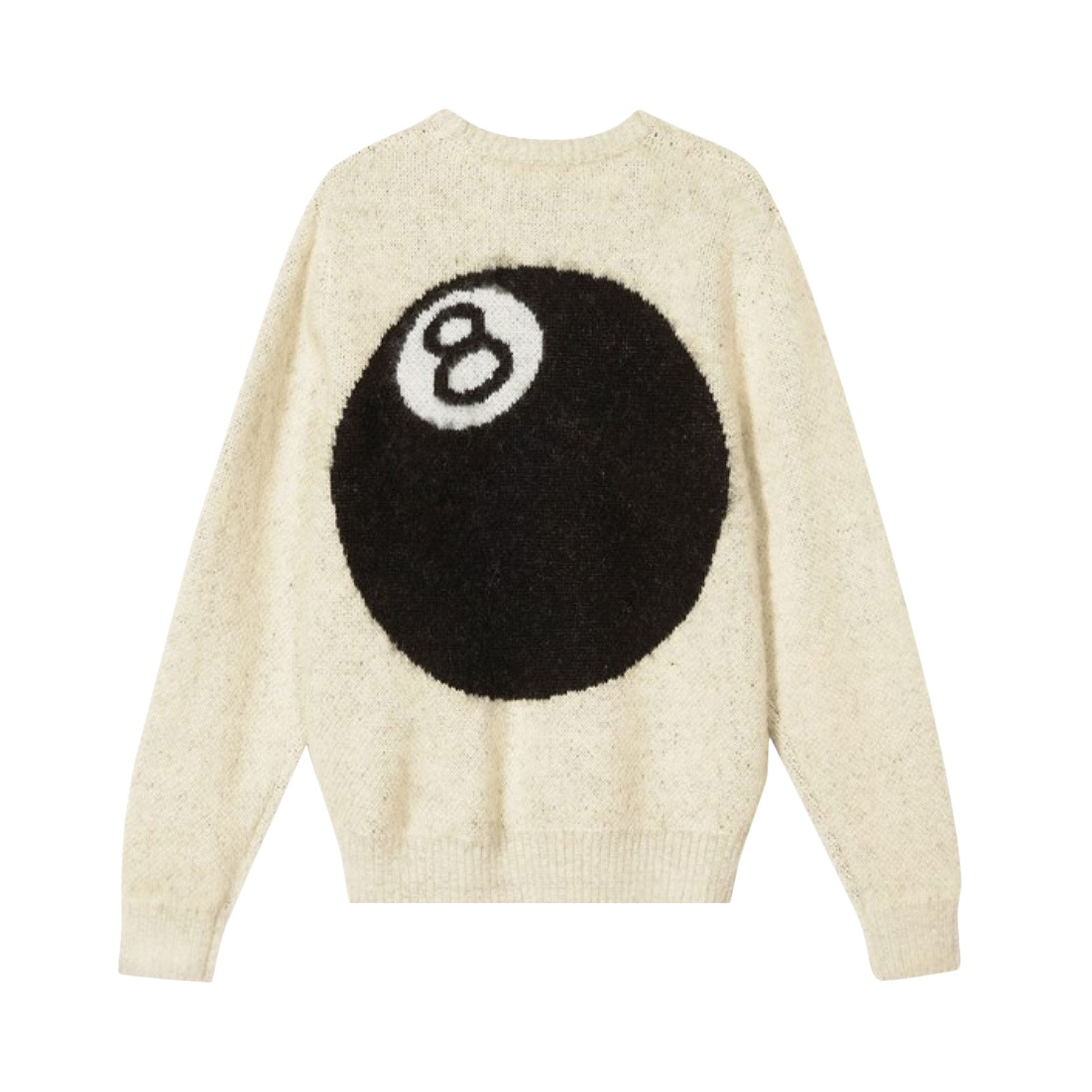 最先端 8 Stussy Buy Ball 'Cream Sweater Mohair Brushed Heavy トップス