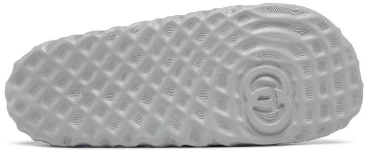 Gucci Slide Sandal Interlocking G   Grey Water Ripples