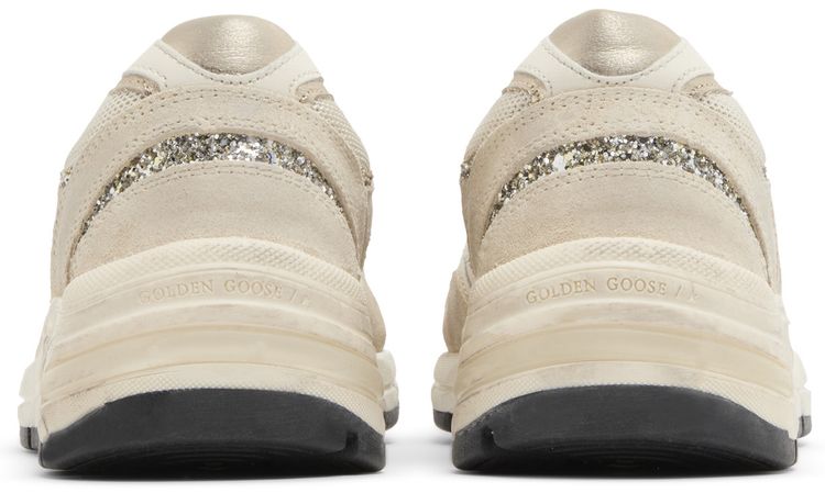 Golden Goose Wmns Dad Star Seed Pearl Platinum Glitter