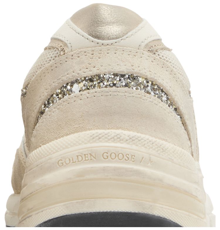 Golden Goose Wmns Dad Star Seed Pearl Platinum Glitter