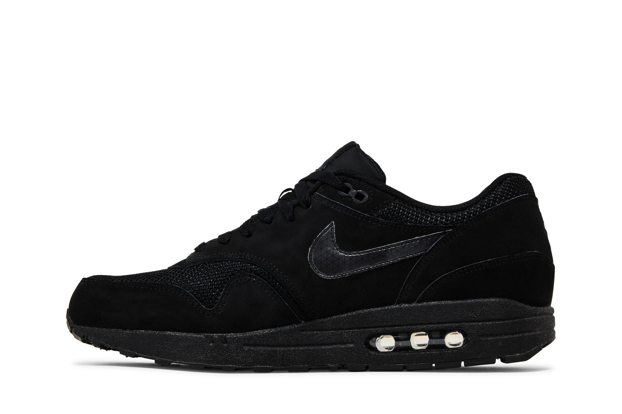 Buy Air Max 1 Essential Triple Black 537383 025 GOAT