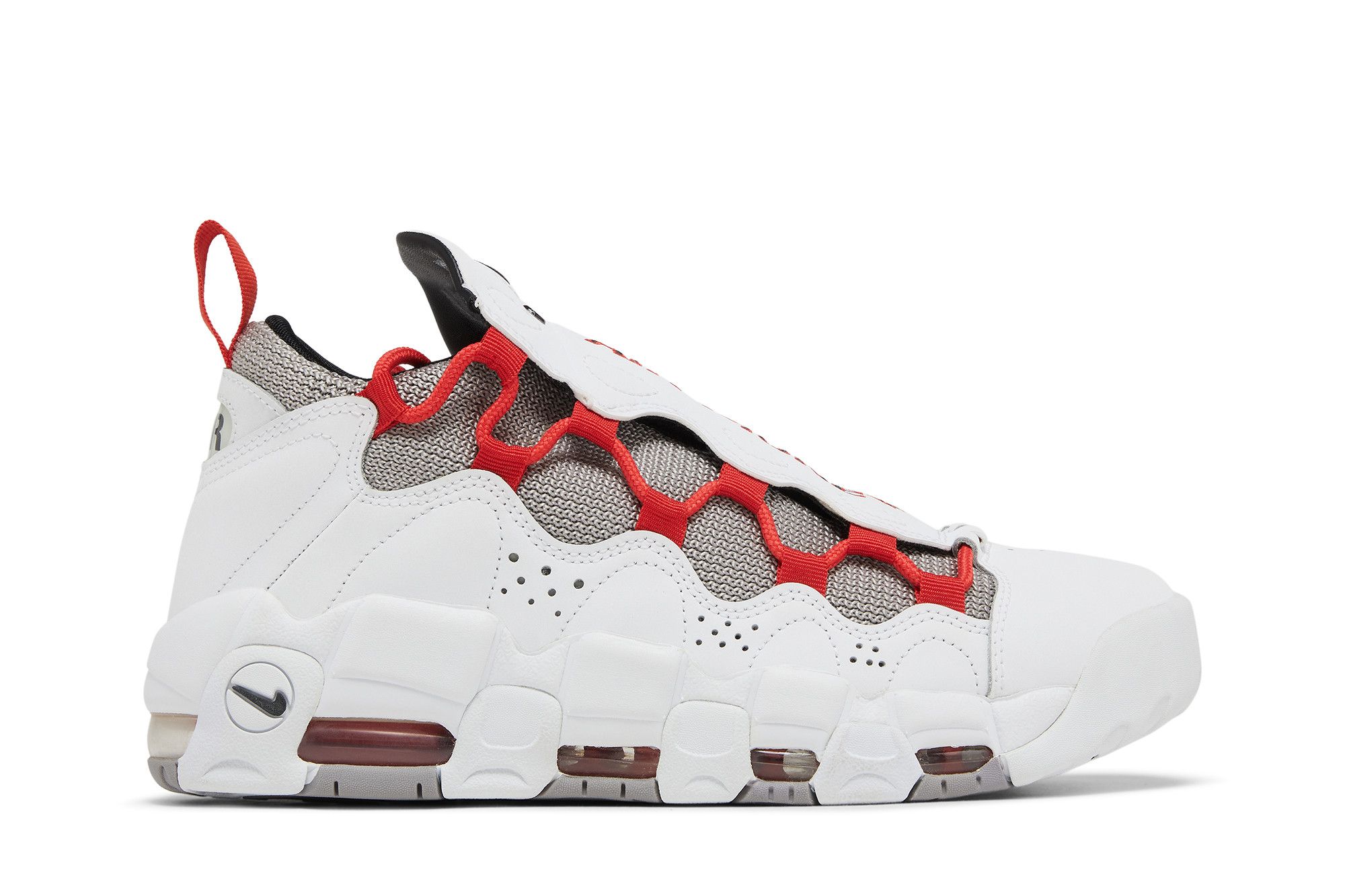 Air more money white red top