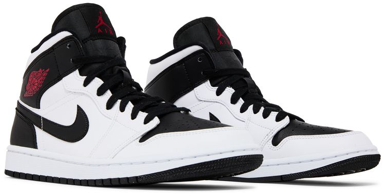 Wmns Air Jordan 1 Mid White Black