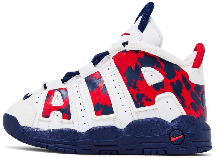 Nike Air More Uptempo TD Red Navy Camo