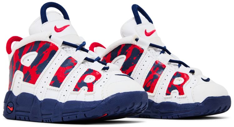 Nike Air More Uptempo TD Red Navy Camo
