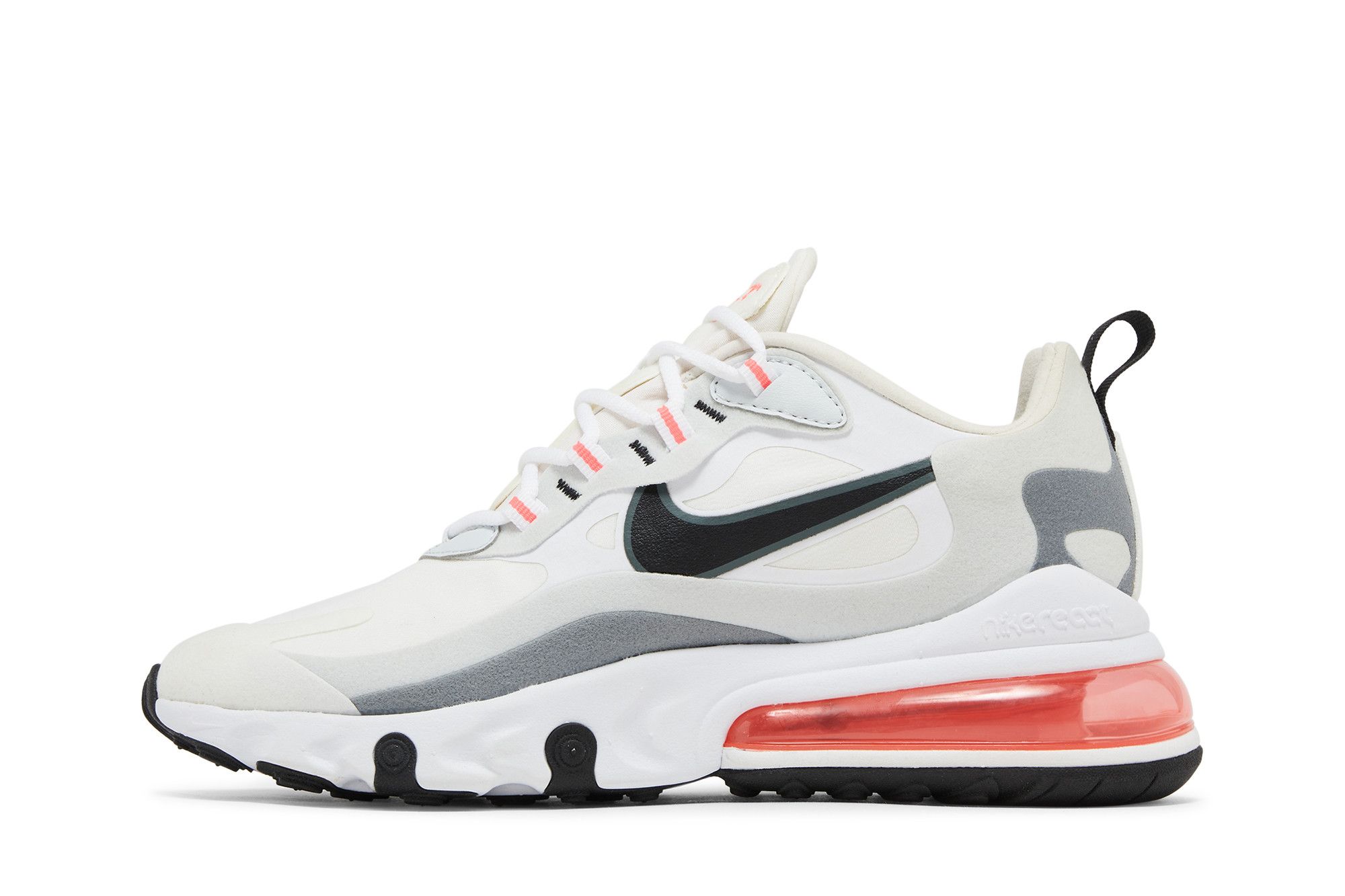 Size 7.0 Air Max 270 React White Crimson Black