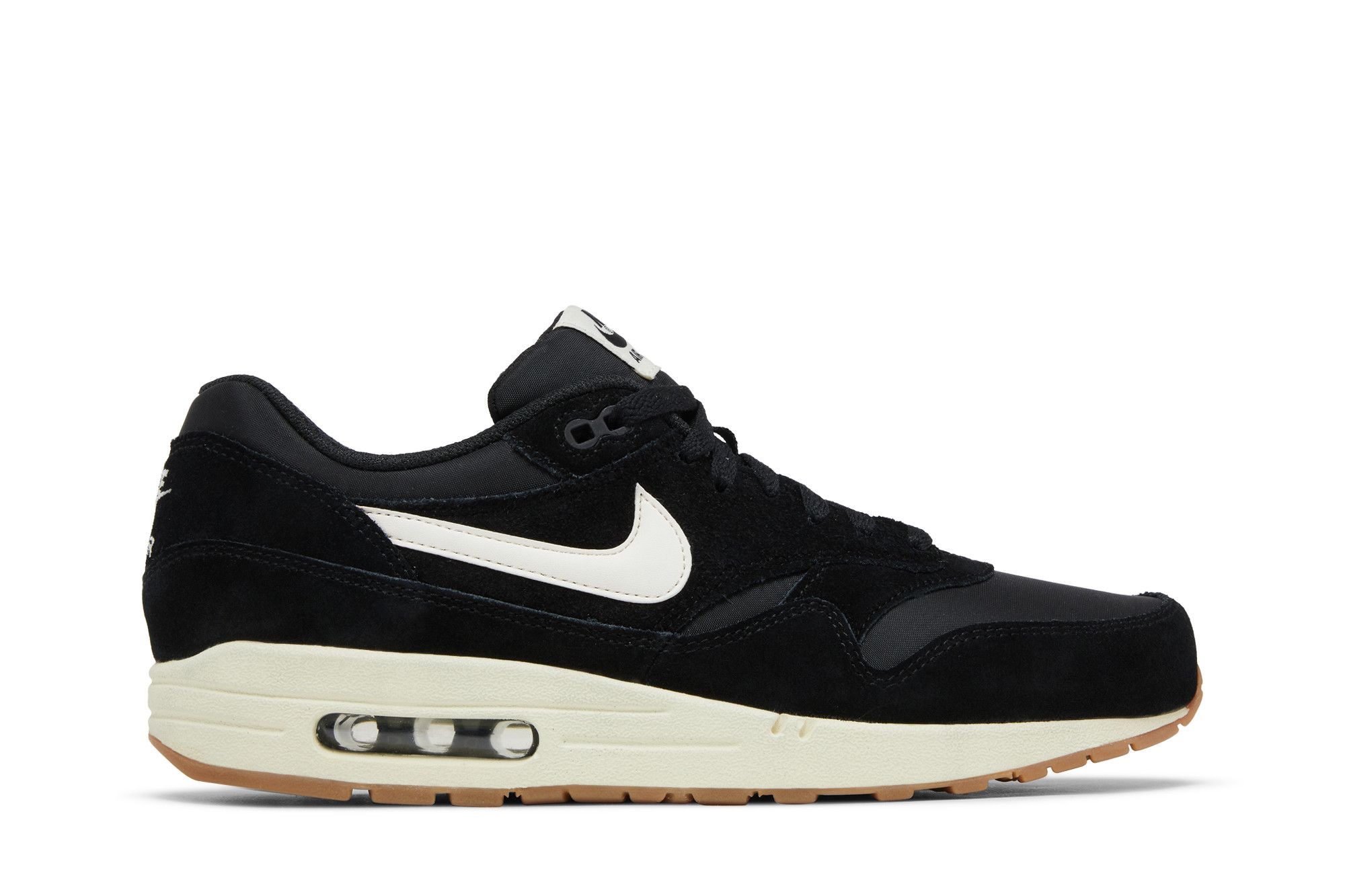 air max 1 essential black gum