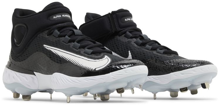 Nike Alpha Huarache Elite 4 Mid Black White