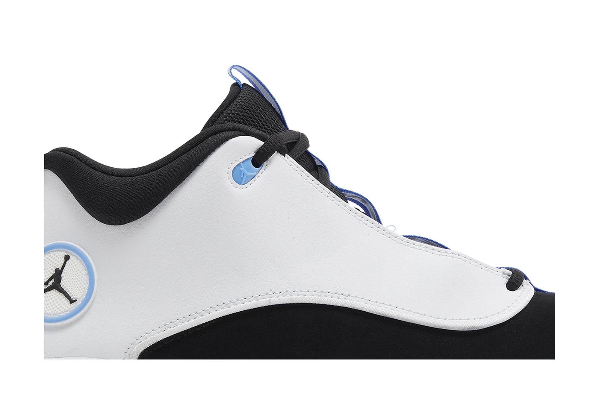 Jordan jumpman pro blue and white best sale