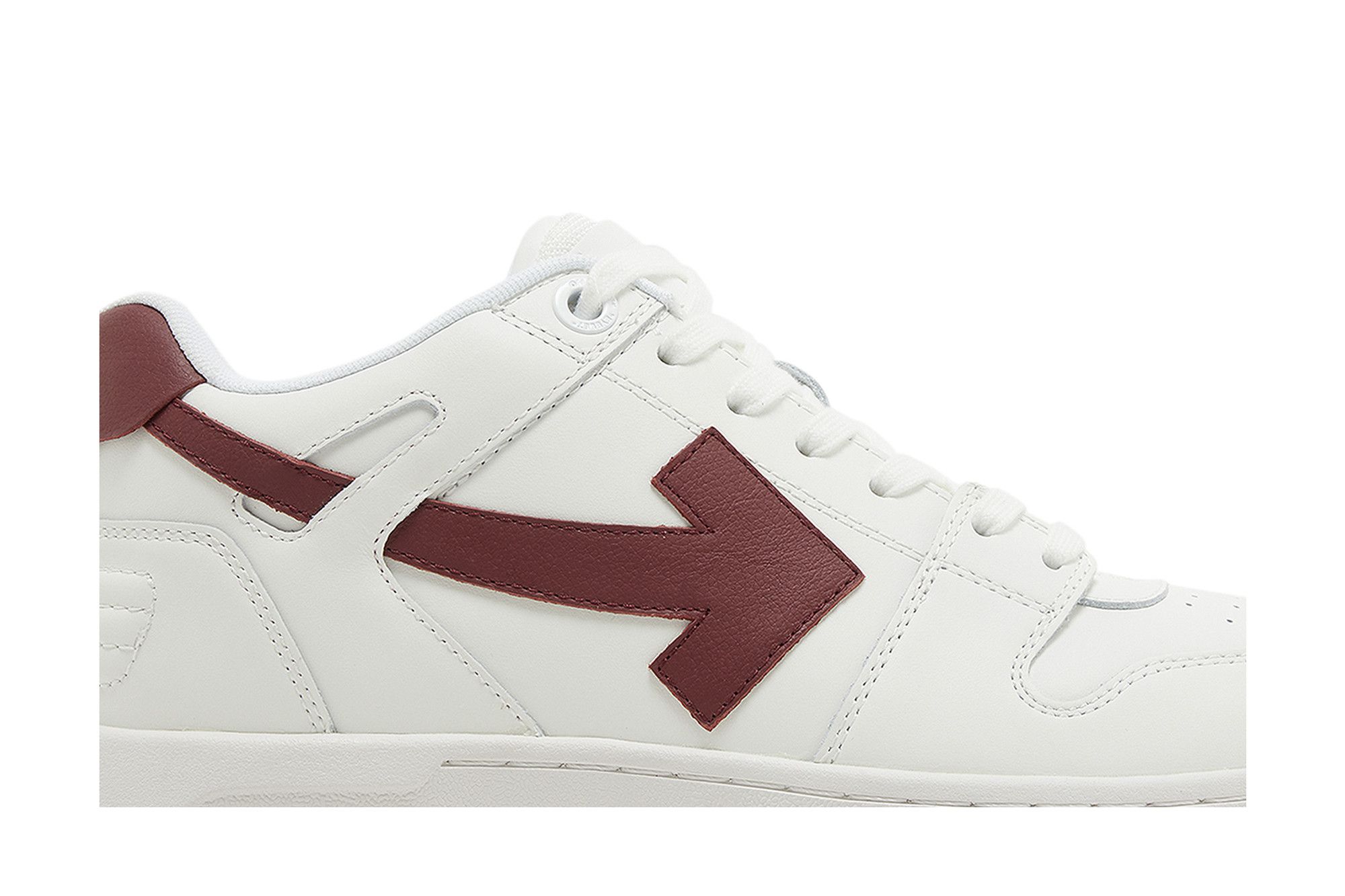 Buy Off-White Out of Office 'White Burgundy' - OMIA189S23LEA001