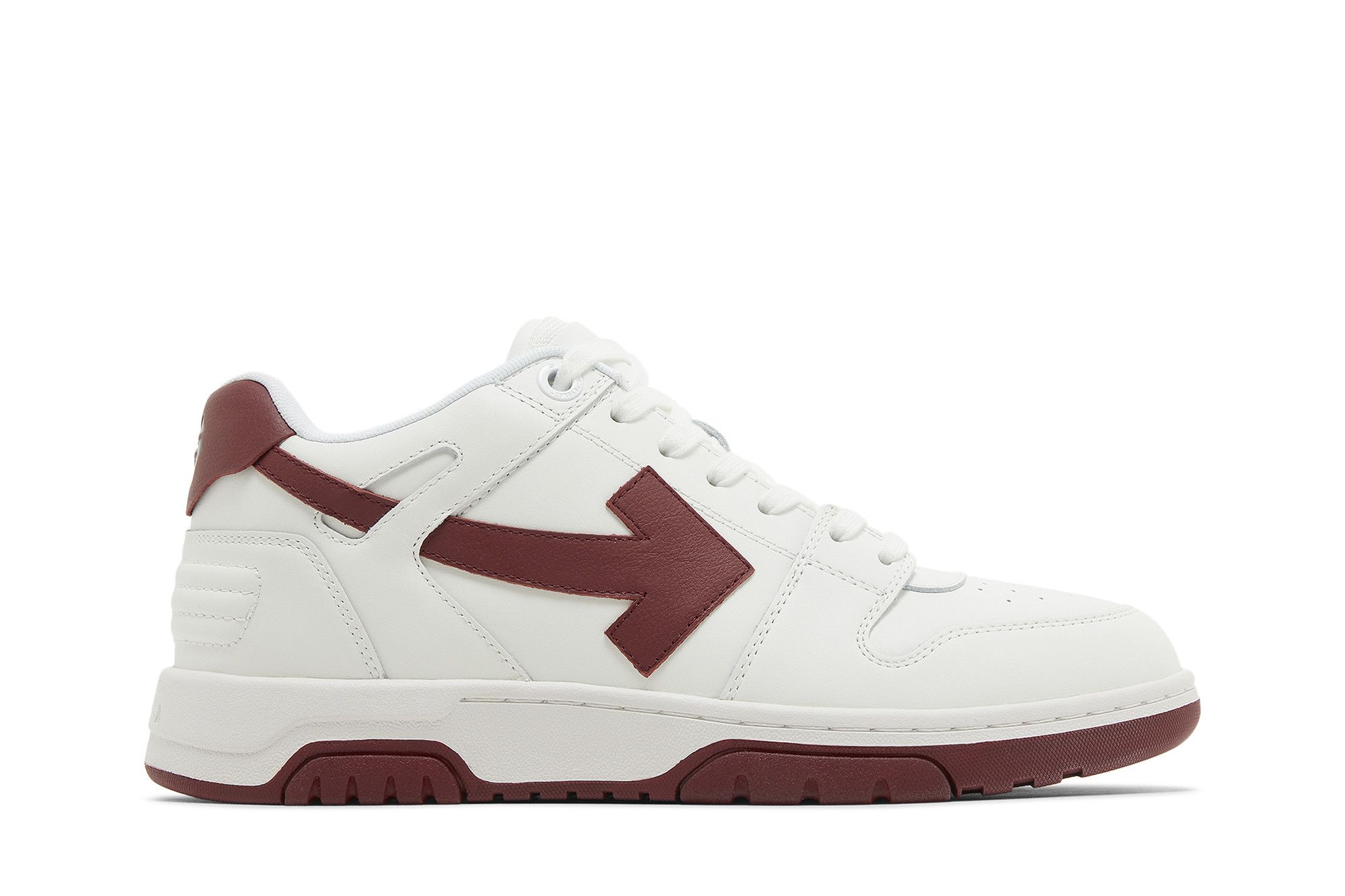 Buy Off-White Out of Office 'White Burgundy' - OMIA189S23LEA001