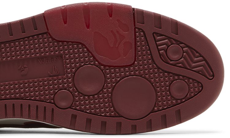 Off White Out of Office White Burgundy