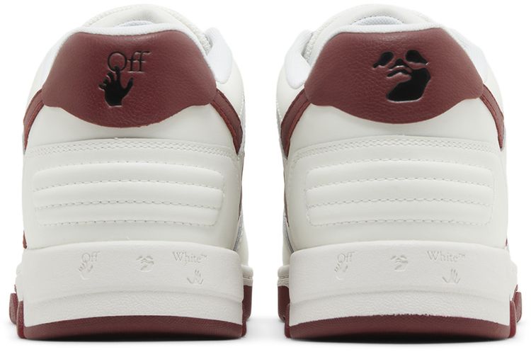 Off White Out of Office White Burgundy