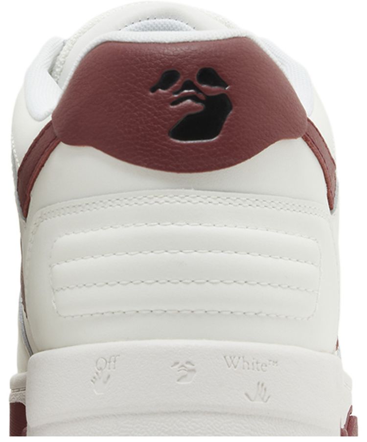 Off White Out of Office White Burgundy