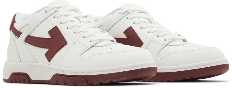 Off White Out of Office White Burgundy