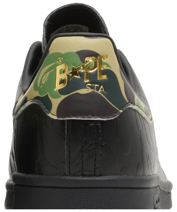 BAPE x adidas Stan Smith 30th Anniversary   Black