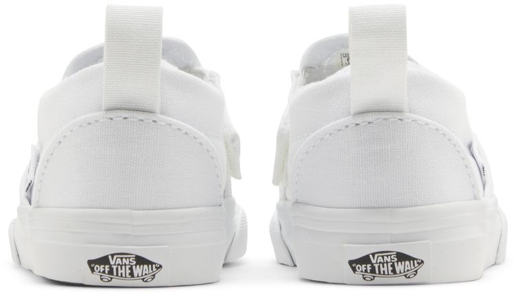 Vans Slip On V Toddler Triple White