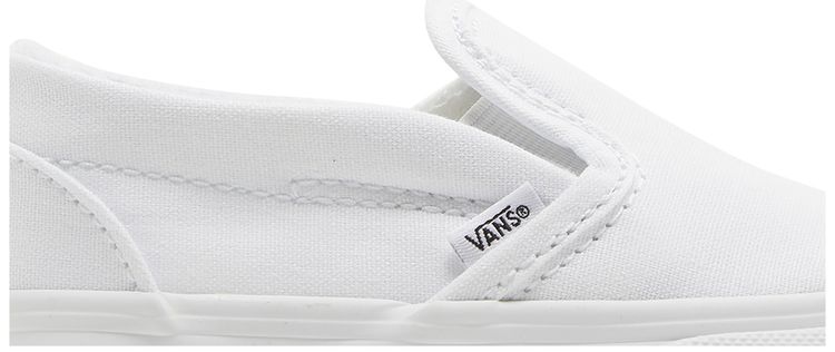Vans Slip On V Toddler Triple White