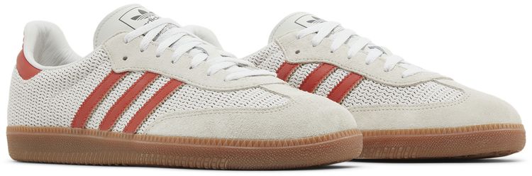Adidas Samba OG Crystal White Preloved Red
