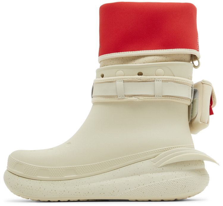 Pringles x Crocs Classic Crush Boot Bone