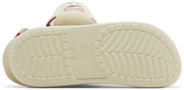 Pringles x Crocs Classic Crush Boot Bone