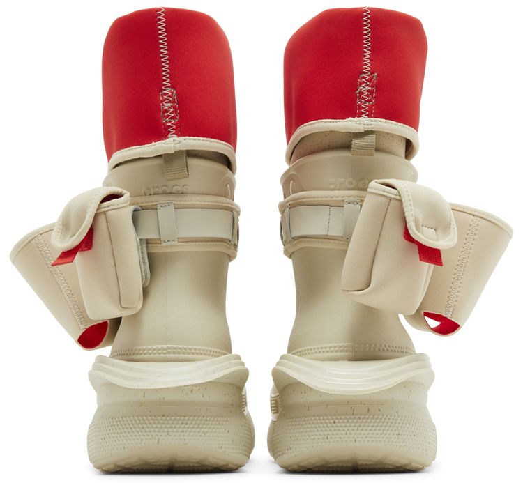 Pringles x Crocs Classic Crush Boot Bone