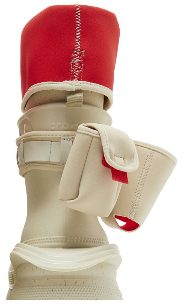 Pringles x Crocs Classic Crush Boot Bone