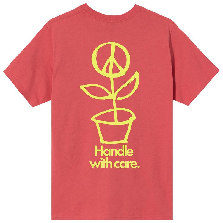 Stussy Peace Pot Tee Red