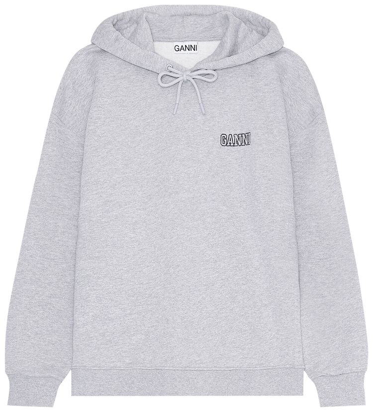 GANNI Software Isoli Oversized Hoodie Paloma Melange