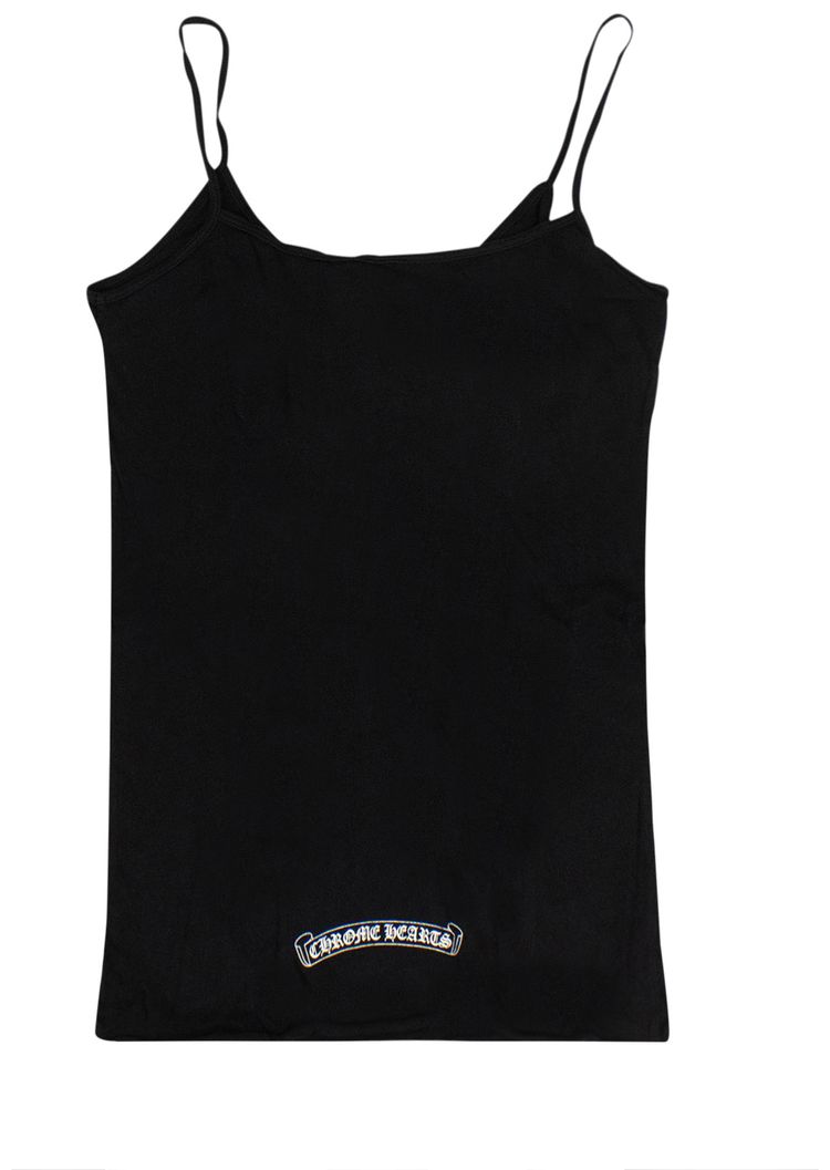 Chrome Hearts Sword Logo Cami Tank Top Black