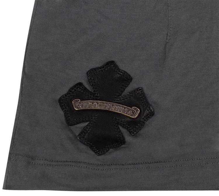 Chrome Hearts Hooded Long Sleeves Swing Dress Gray