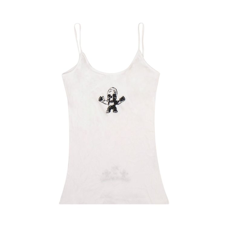 Chrome Hearts Foti Skull Cami Tank Top White