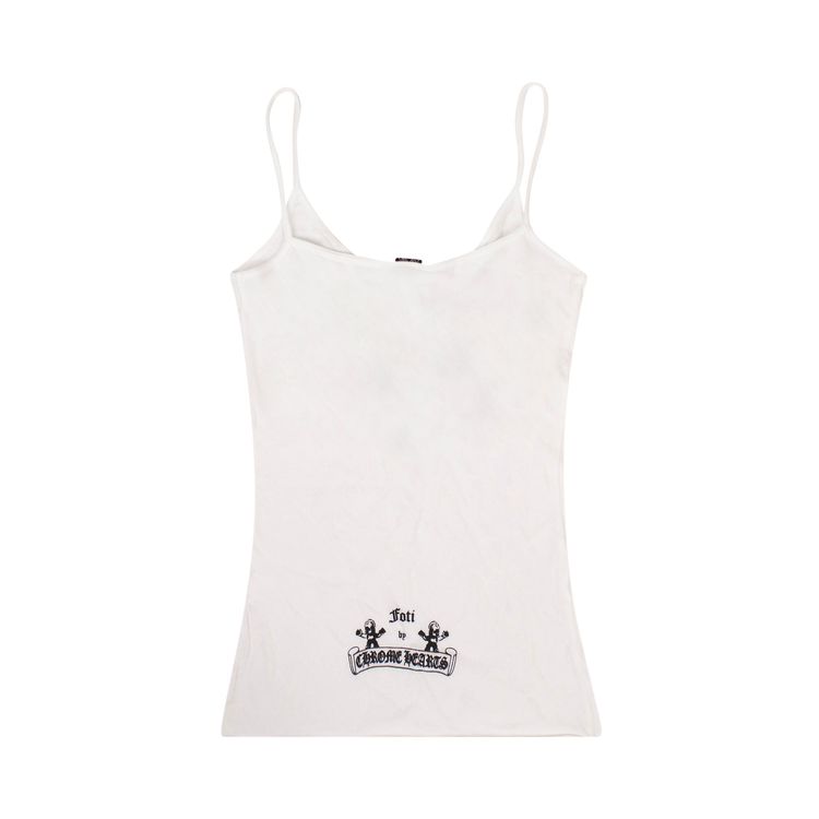 Chrome Hearts Foti Skull Cami Tank Top White