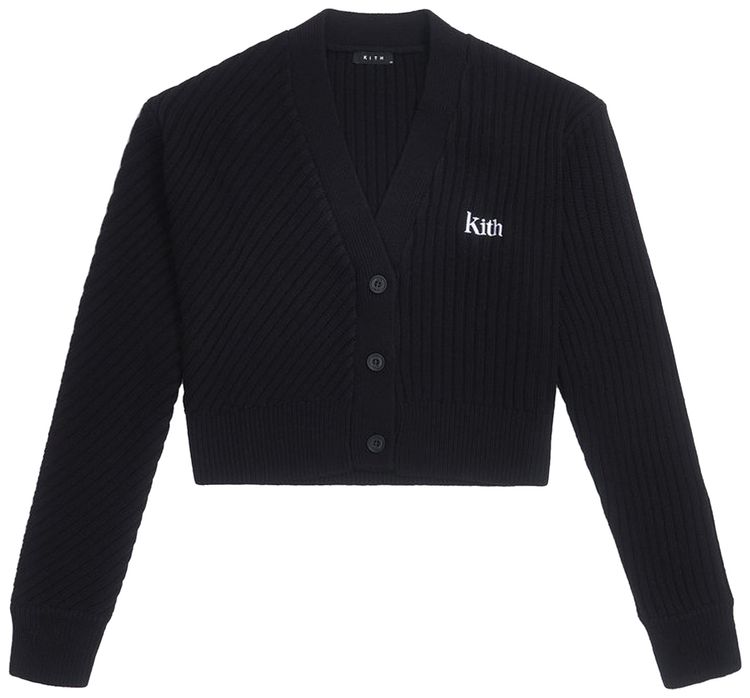 Kith Women Effie Rib Cardigan Black