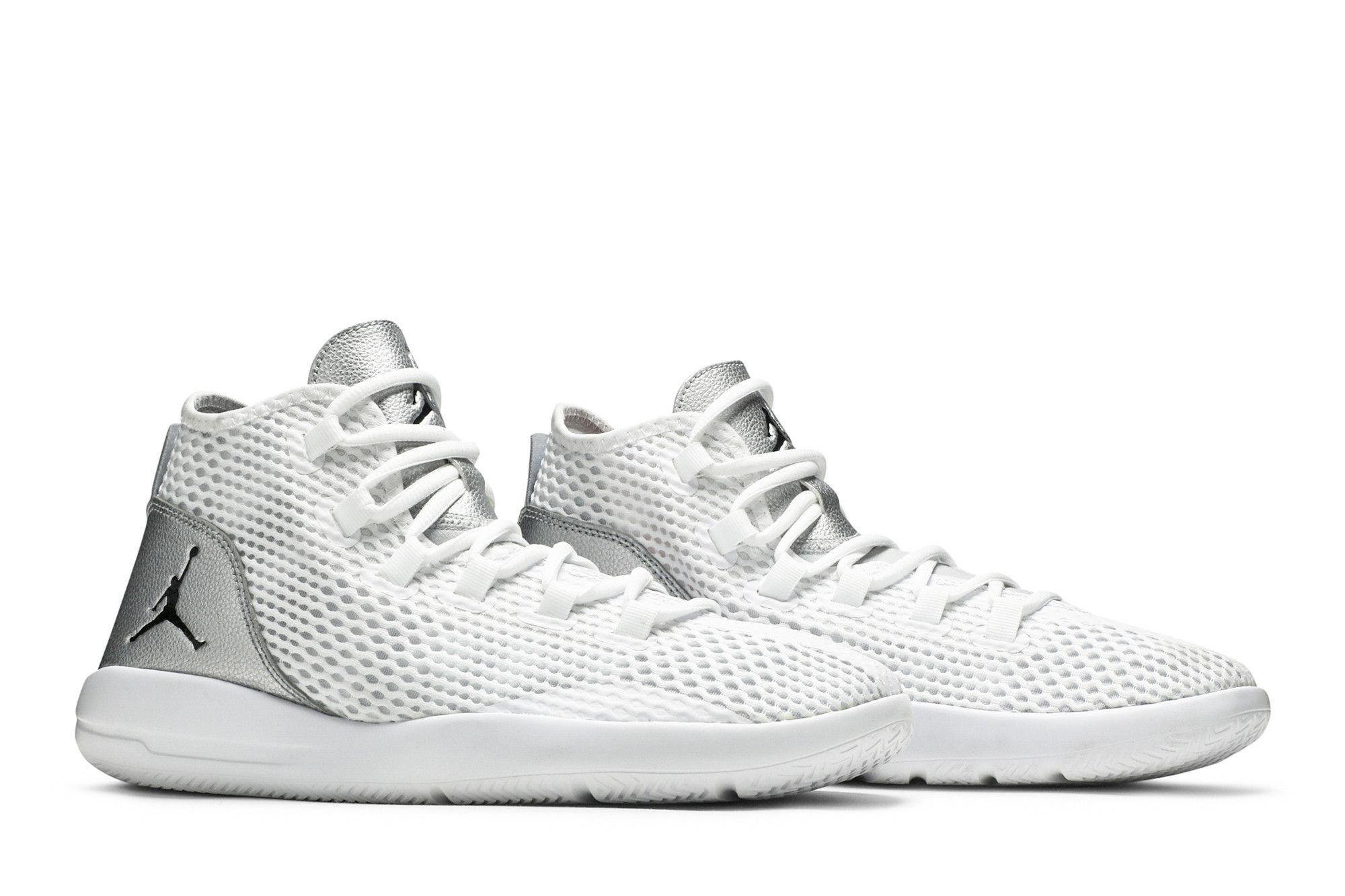 Size 6.0 Jordan Reveal Metallic Silver