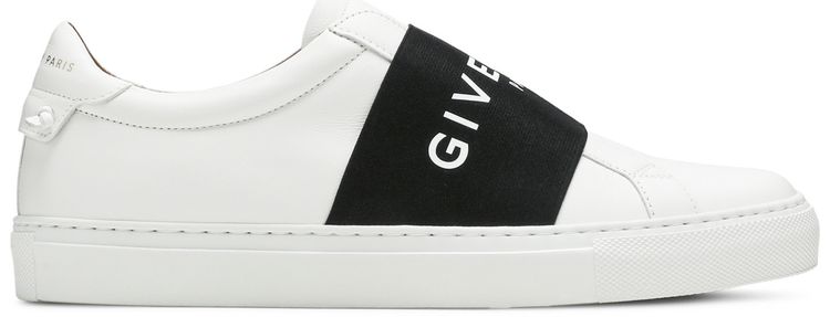 Givenchy Wmns Strap Urban Street Logo   White Black Webbing