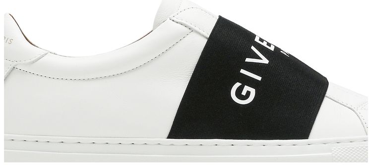 Givenchy Wmns Strap Urban Street Logo   White Black Webbing