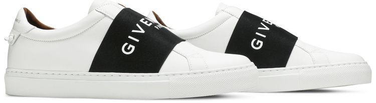 Givenchy Wmns Strap Urban Street Logo   White Black Webbing