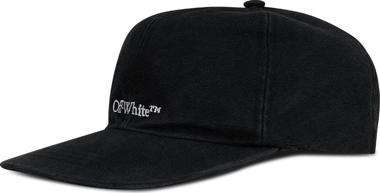 Off White Bookish Baseball Cap BlackWhite