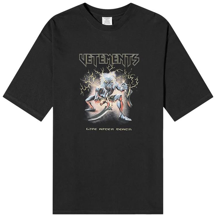 Buy Vetements Electric Logo Heavy Metal T-Shirt 