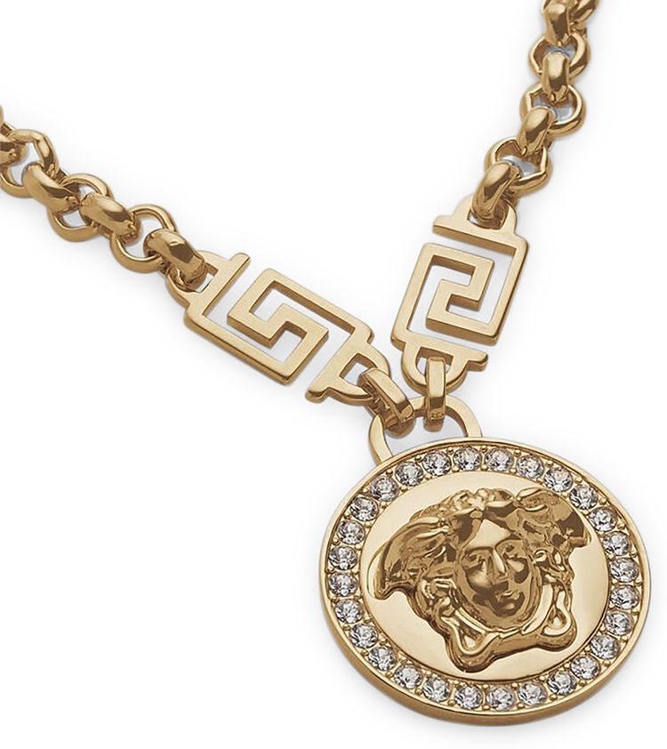 Versace Icon Medusa Necklace WhiteGold