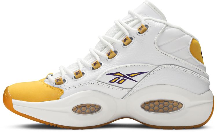 Reebok Question Mid Yellow Toe Shoe Palace Special Box