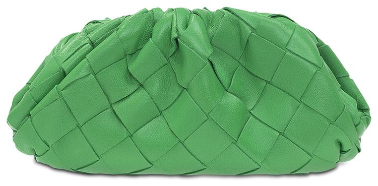 Bottega Veneta The Pouch Coin Purse GrassSilver