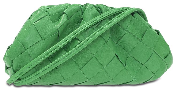 Bottega Veneta The Pouch Coin Purse GrassSilver