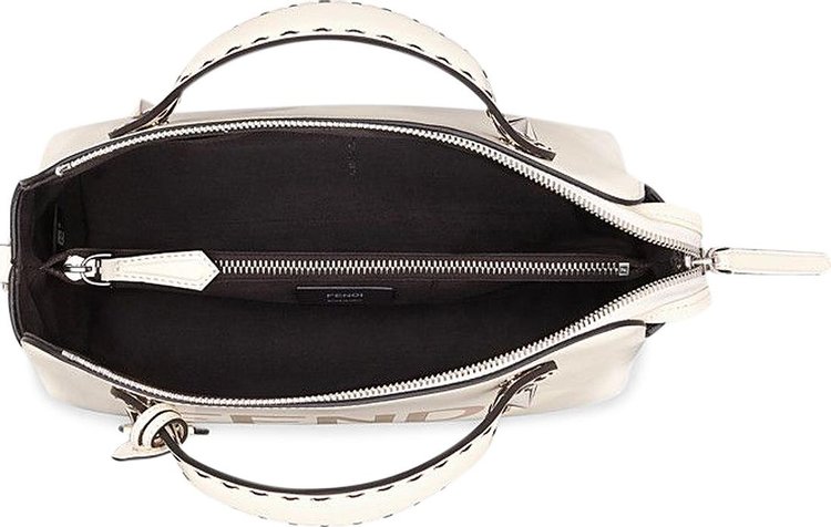 Fendi By The Way Medium Leather Shoulder Bag Bianco IcePalladio