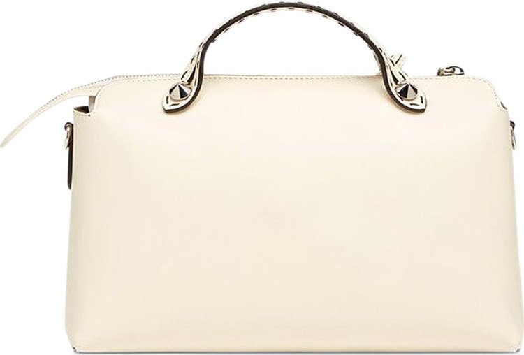 Fendi By The Way Medium Leather Shoulder Bag Bianco IcePalladio