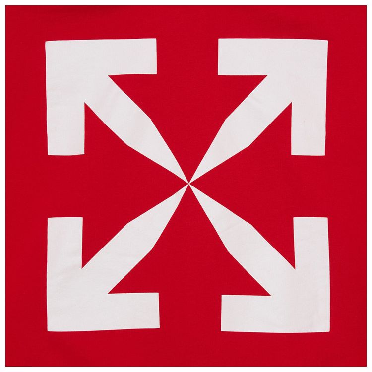 Off White La Gioconda Hoodie Fiery Red