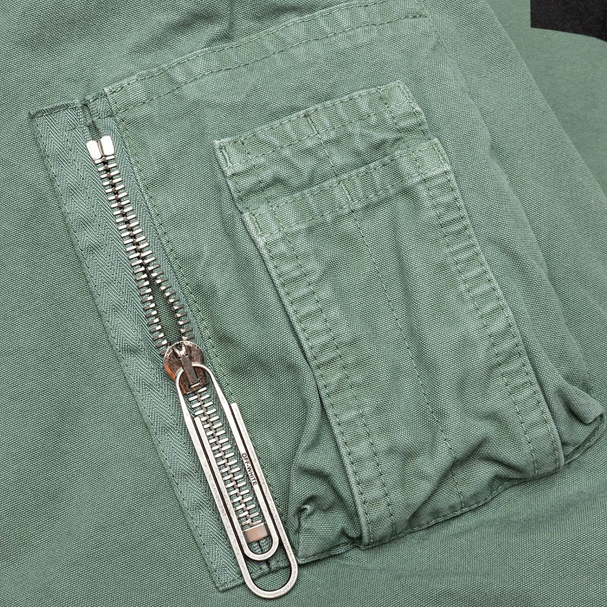 Buy Off-White Vintage Arrow Bomber 'Hedge Green/Black' -  OMEH028R21FAB0015910 | GOAT