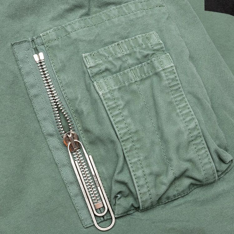 Off White Vintage Arrow Bomber Hedge GreenBlack