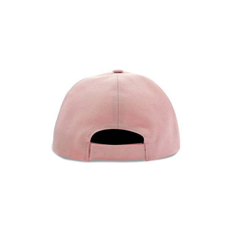 Off White Embroidered Canvas Baseball Cap NudeMulticolor